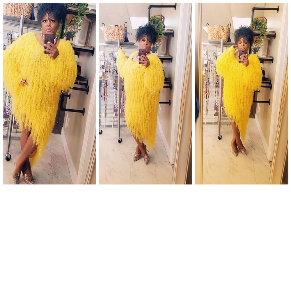 Shaggy Hi Lo Dress